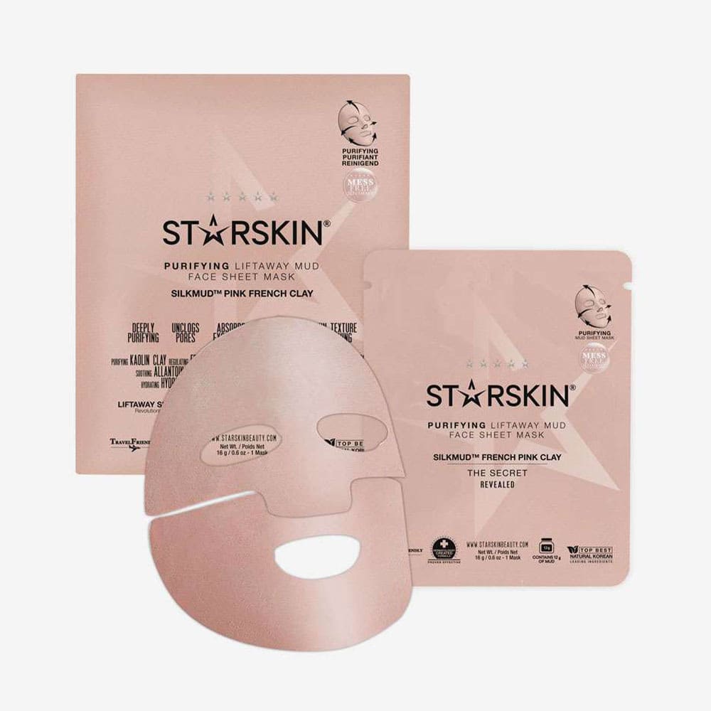 SILKMUD™ Pink French Clay Purifying Mud Sheet Mask från Starskin