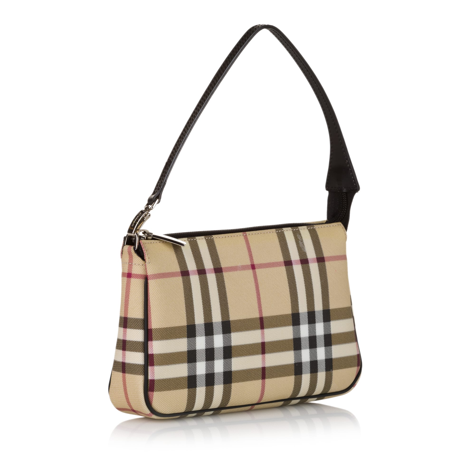 Burberry House Check Baguette, ONESIZE, beige