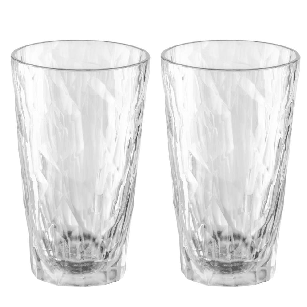 Club No. 6 Longdrinkglas 300 Ml Crystal Clear 2-pack från Koziol