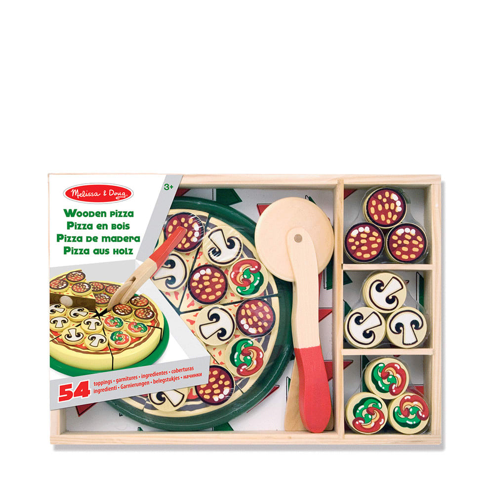 Pizzaset i trä, Wooden Pizza