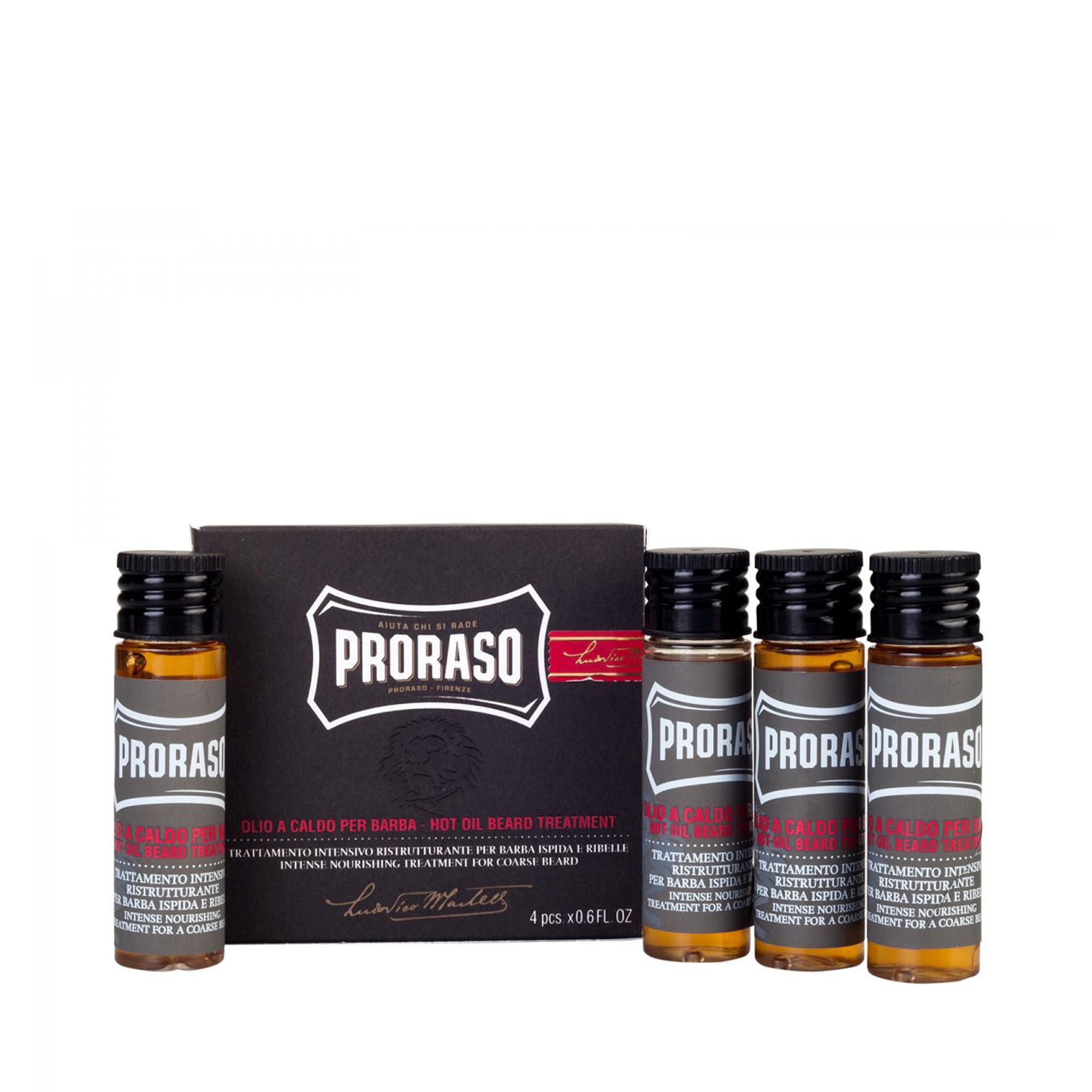 Hot Oild Beard Treatment, 4x17 ml från Proraso