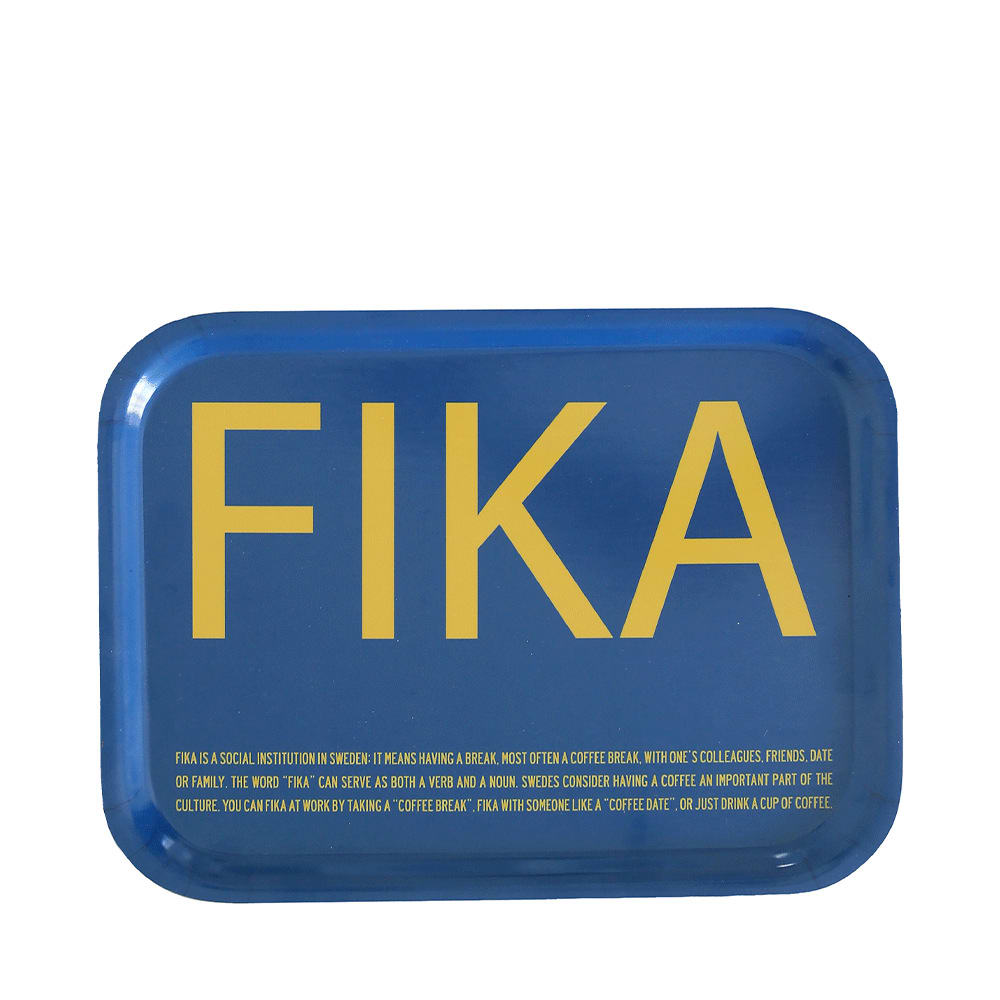 Bricka FIKA, Blue/Yellow