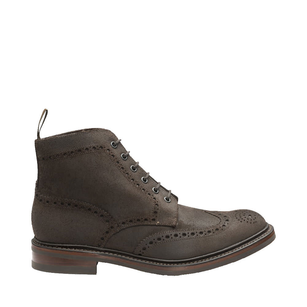 loake bedale waxed suede