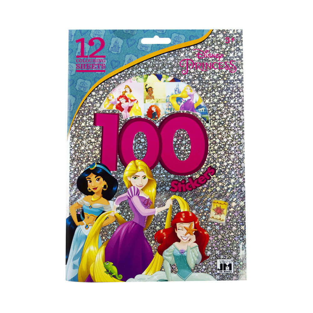 Klistermärken Disney Prinsessor 100-pack från DISNEY PRINCESS