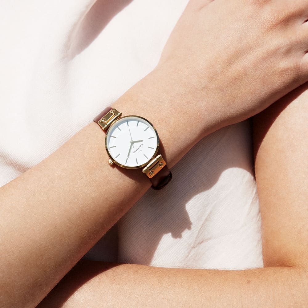 Ilse Wrist Watch, 34 MM, Gold