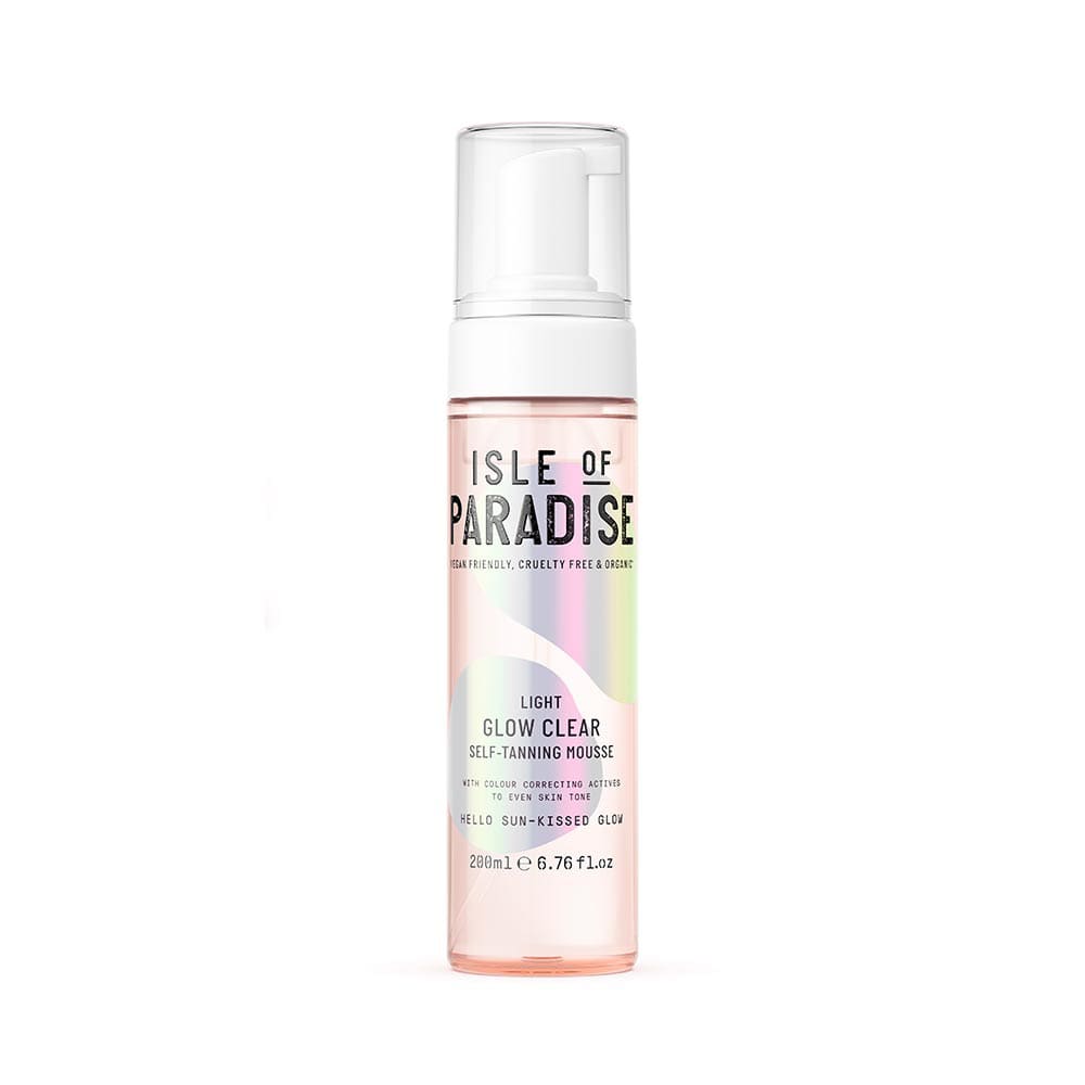 Glow Clear Self Tanning Mousse, Light från Isle Of Paradise