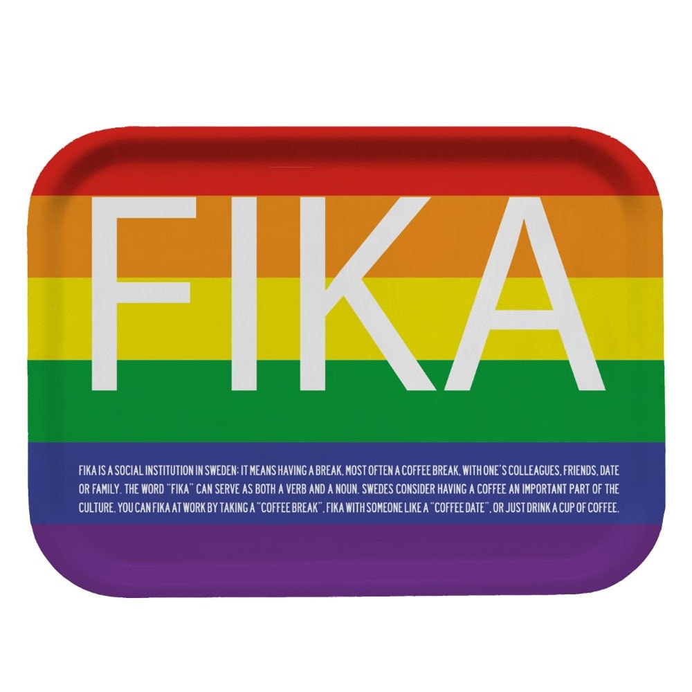 Bricka FIKA – Pride 27 cm från Citronelles