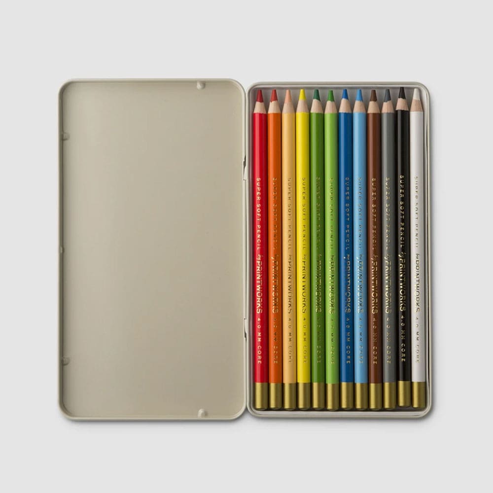 Pennskin – 12 Color Pencils från PrintWorks