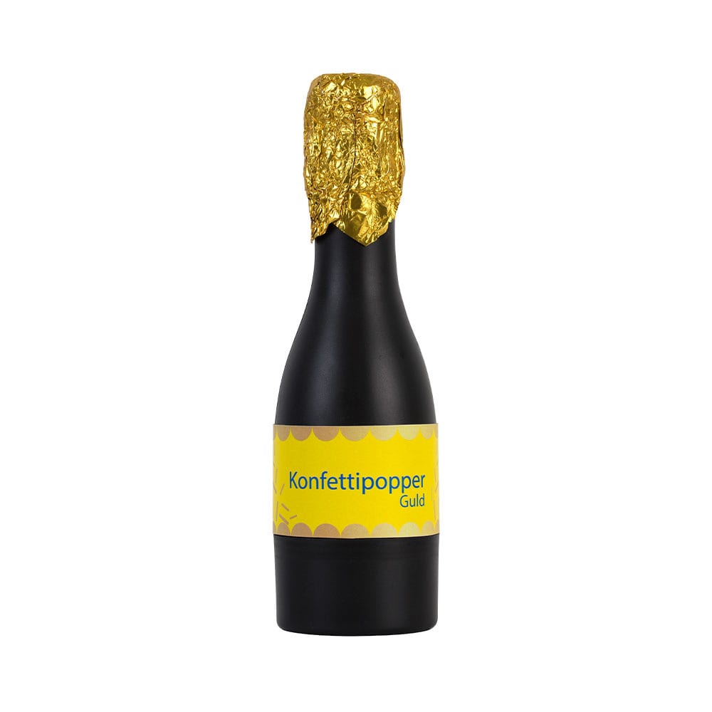 Konfettipopper Champagne 20 cm från Hedlunds