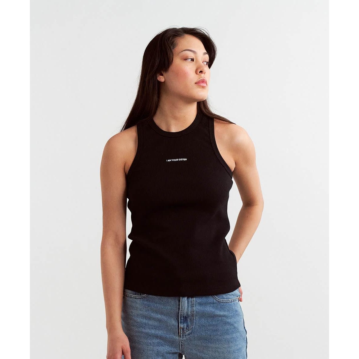 Jean Tank Top från I AM YOUR SISTER