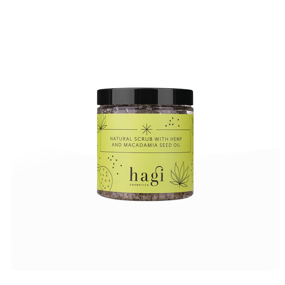 Natural Scrub With Hemp And Macadamia Seed Oil från Hagi