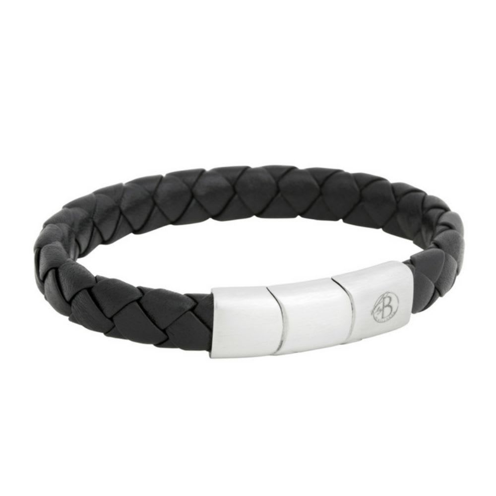 Leonard Leather Bracelet Brown från by BILLGREN