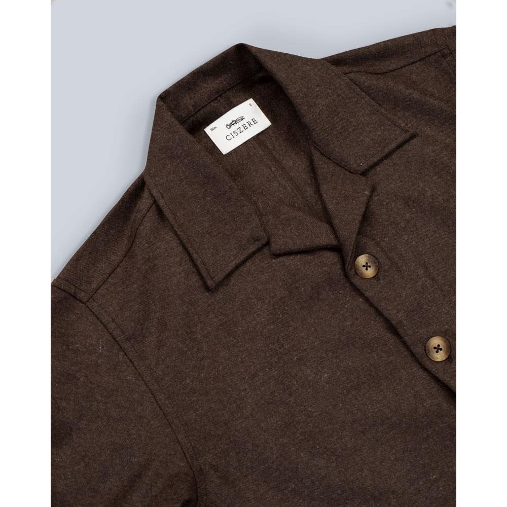 Miles Wool Suit Jacket - Dark Brown, brown