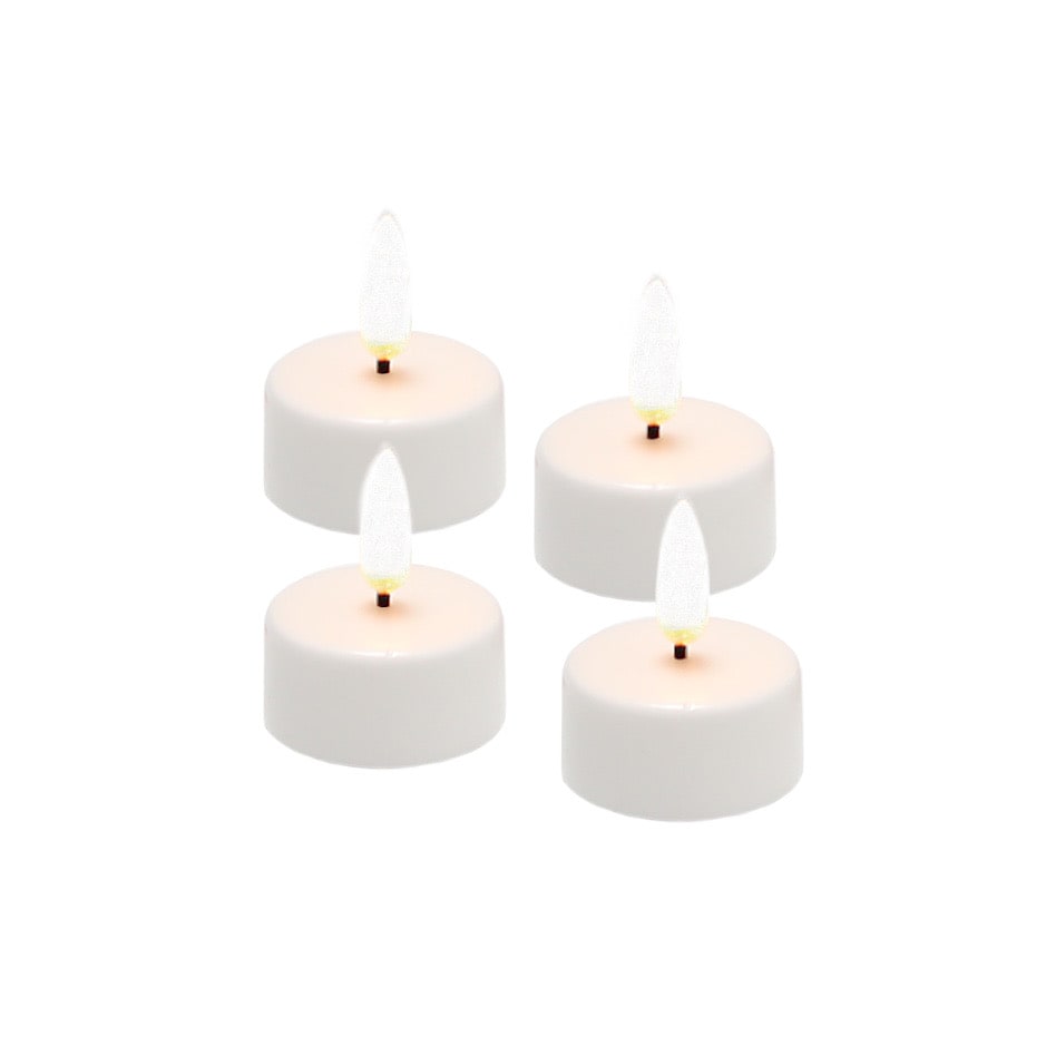 Värmeljus LED 4-pack 3,85x2 cm från Eledea Lighting