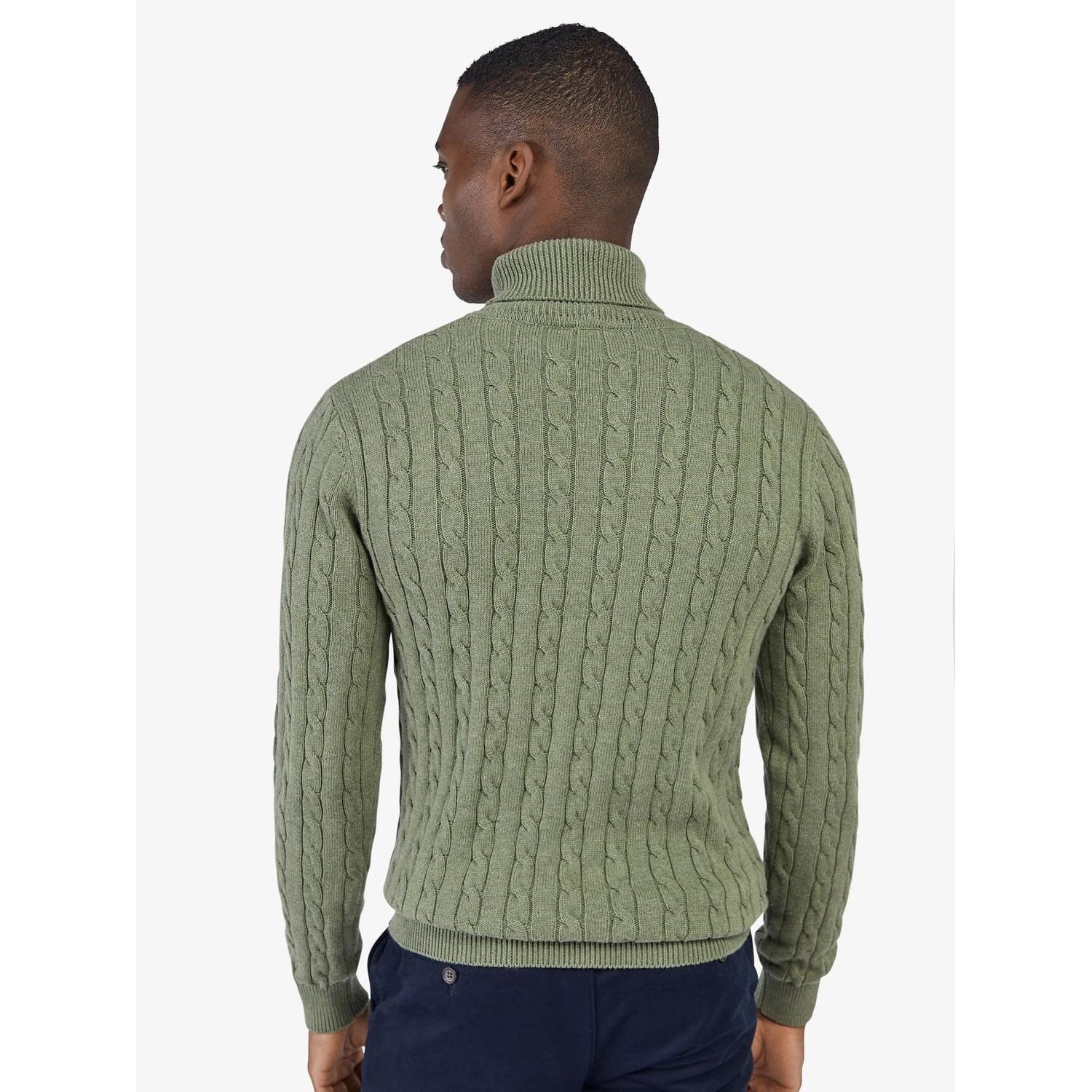 Turtleneck Ribbad Pimabomull