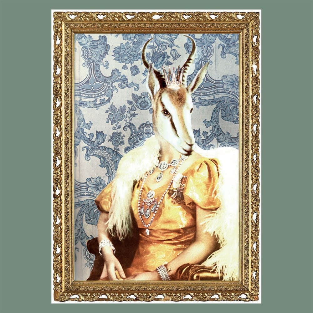 Poster 50x70 Drottningen von Savannen från Studio Lisa Bengtsson