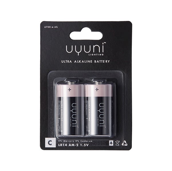 Uyuni C Batteri 2-p , 1,5v, 6700mah från Piffany Copenhagen