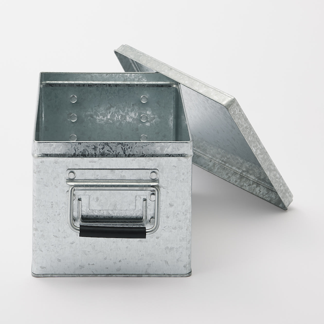 Förvaringsbox I Metall - M, silver