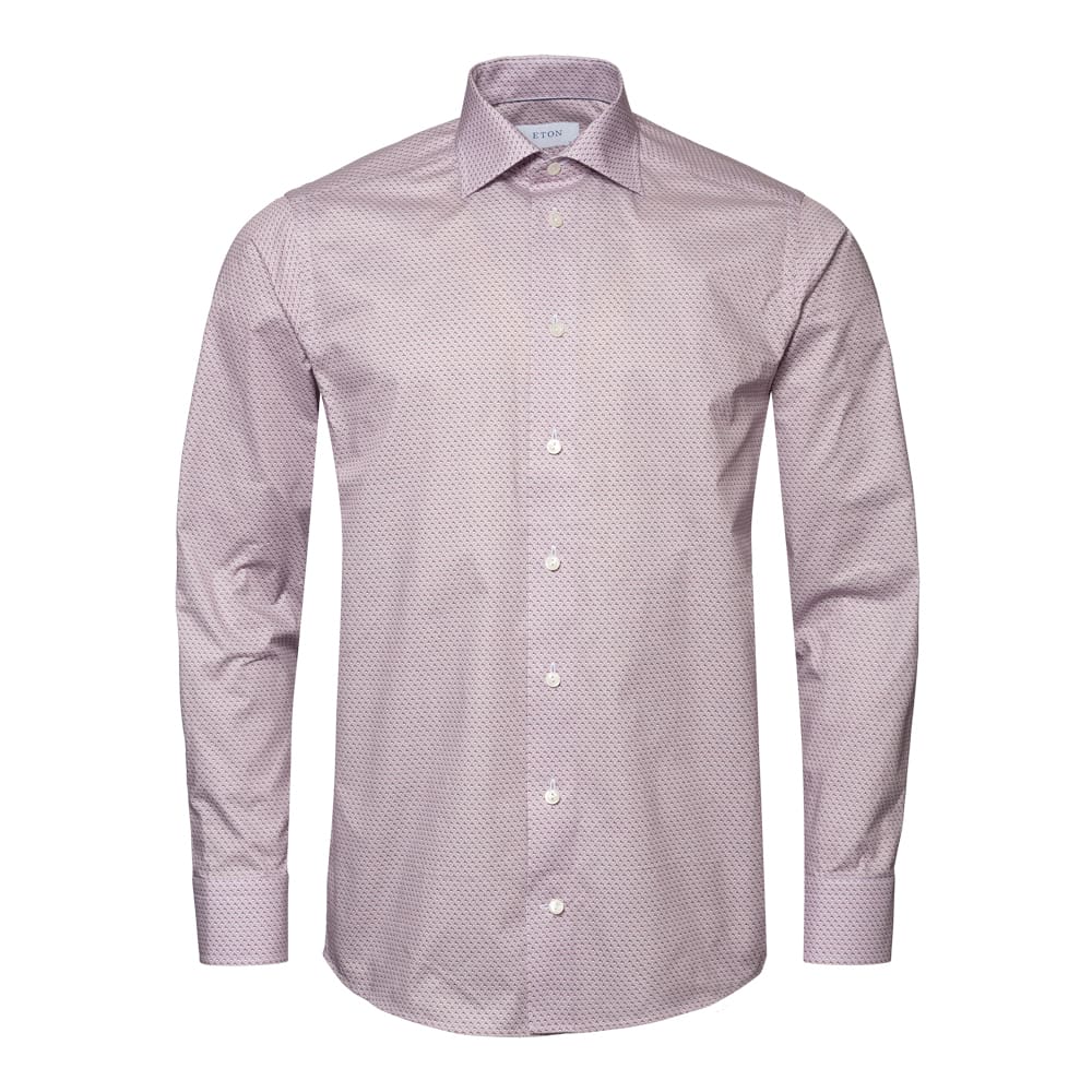 Signature Twill-skjorta Slim Fit, pink