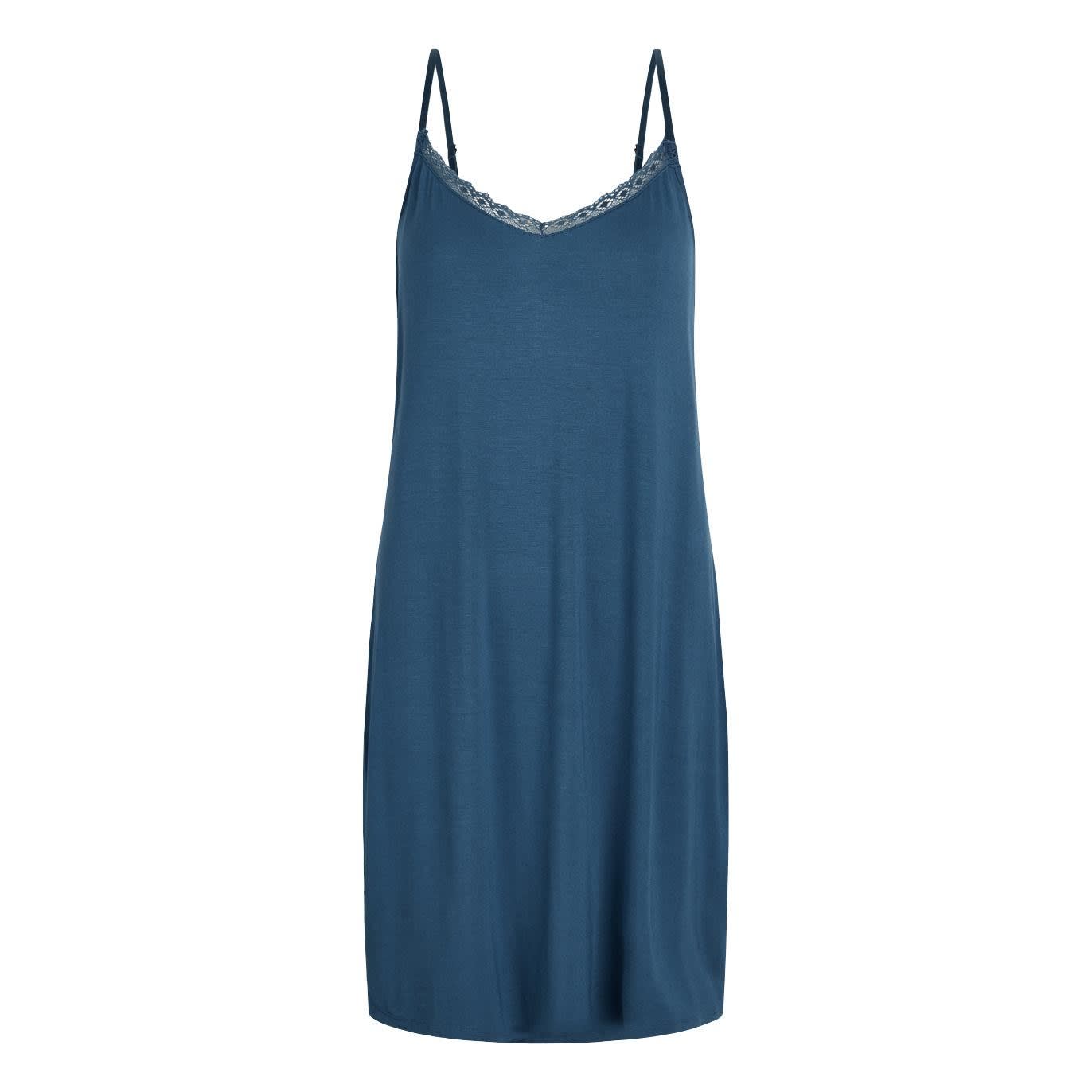 Maia Bamboo Chemise Dress, ensign blue