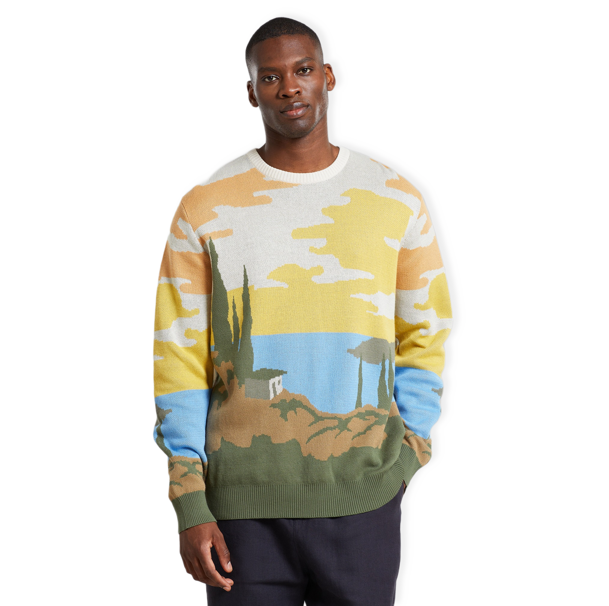 Sweater Mora Oceanview Multi Color från Dedicated