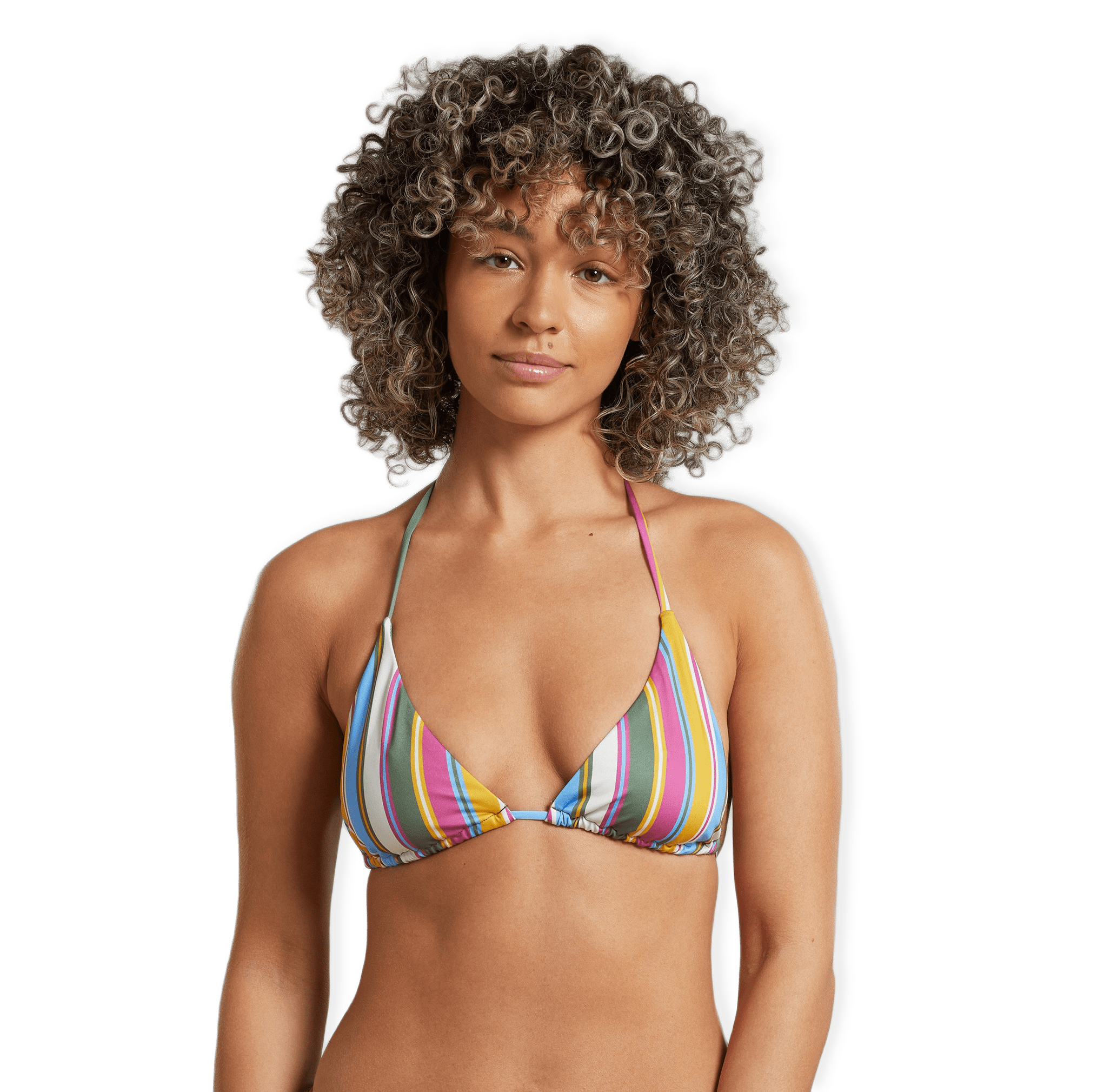 Bikini Top Yxlan Club Stripe Multi Color från Dedicated