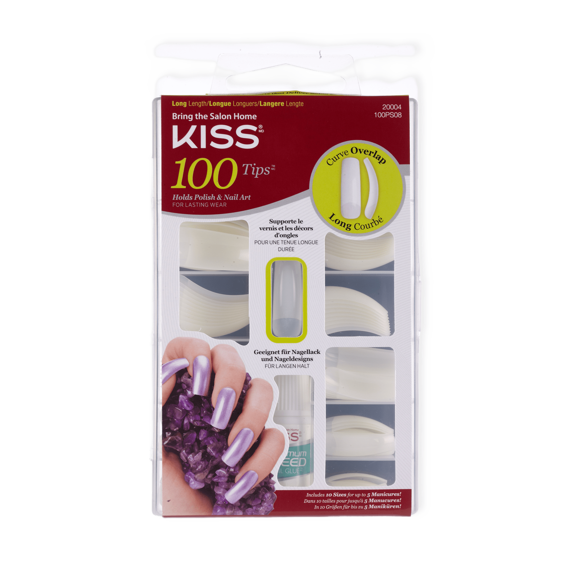 100 Nail Tips från Kiss