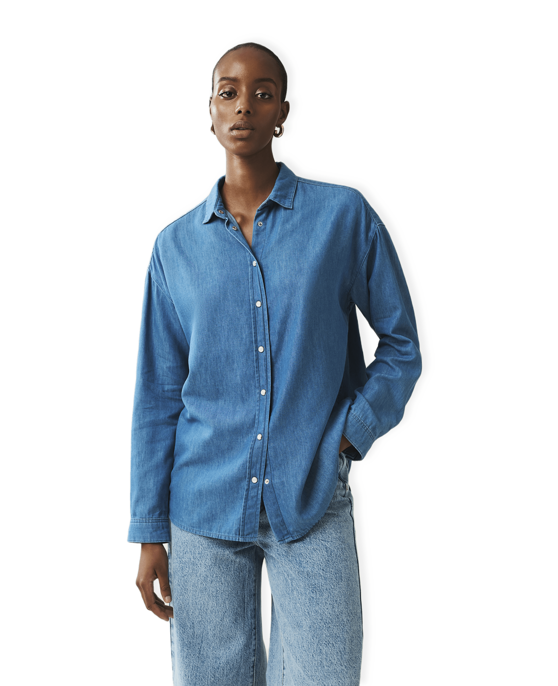 Hedvig Cotton/lyocell Shirt från Lexington