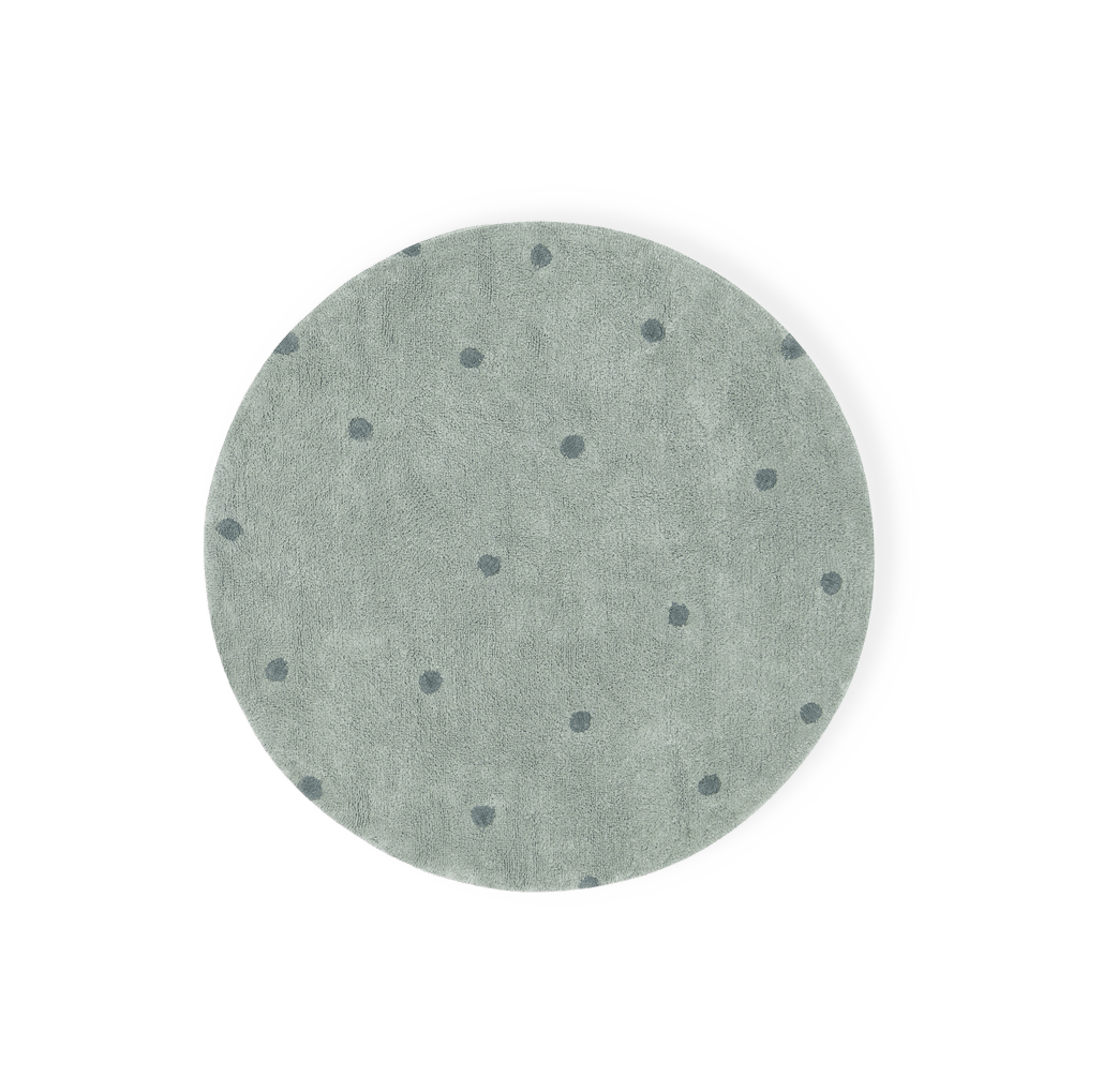 Tvättbar Matta Round Dot från LORENA CANALS