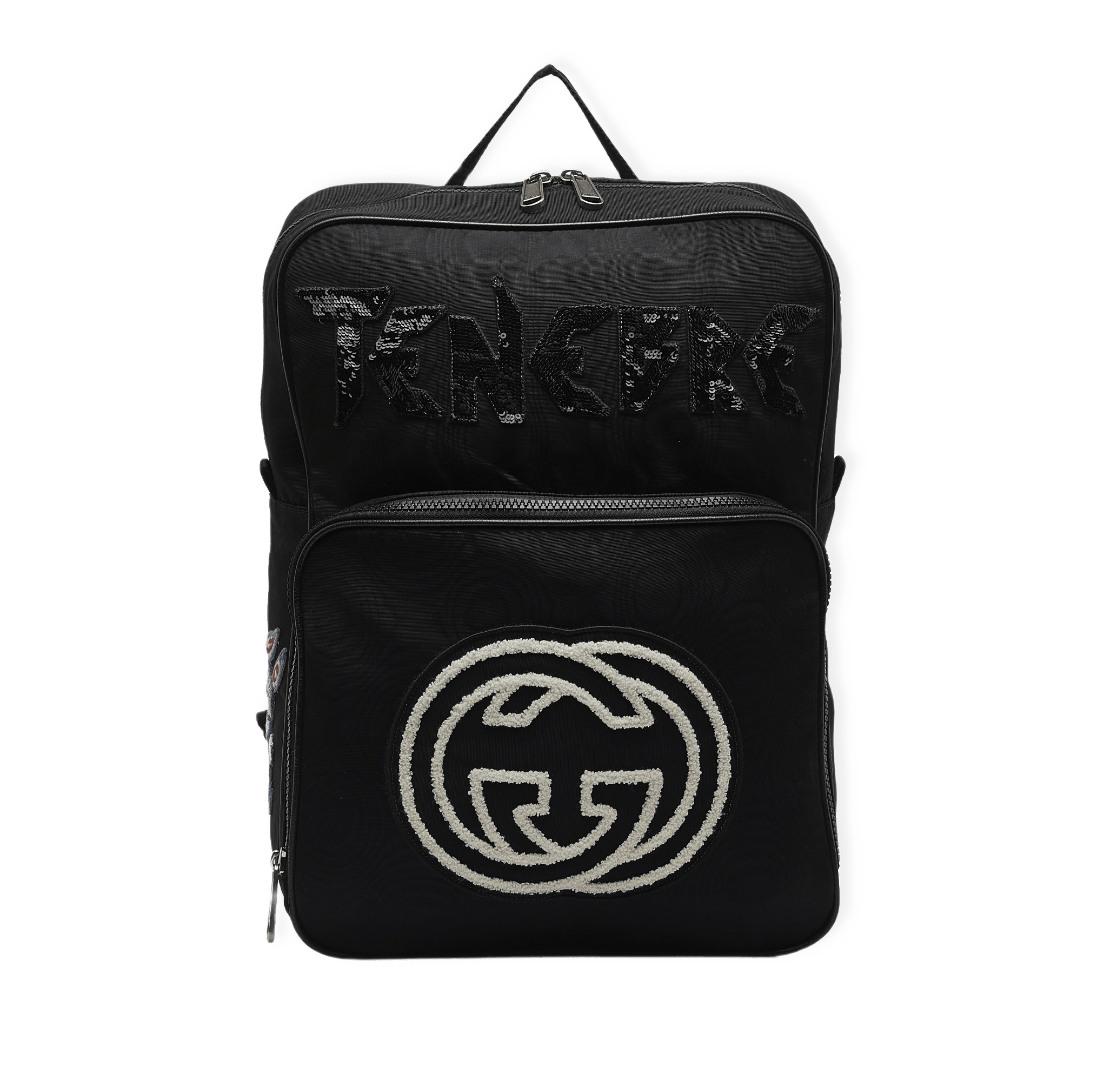 Gucci 80's Patch Tenebre Gg Nylon Backpack från Luxclusif