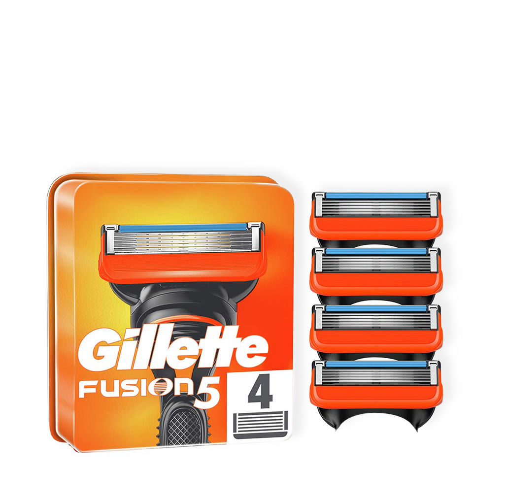 Fusion5 Rakblad, 4st från Gillette