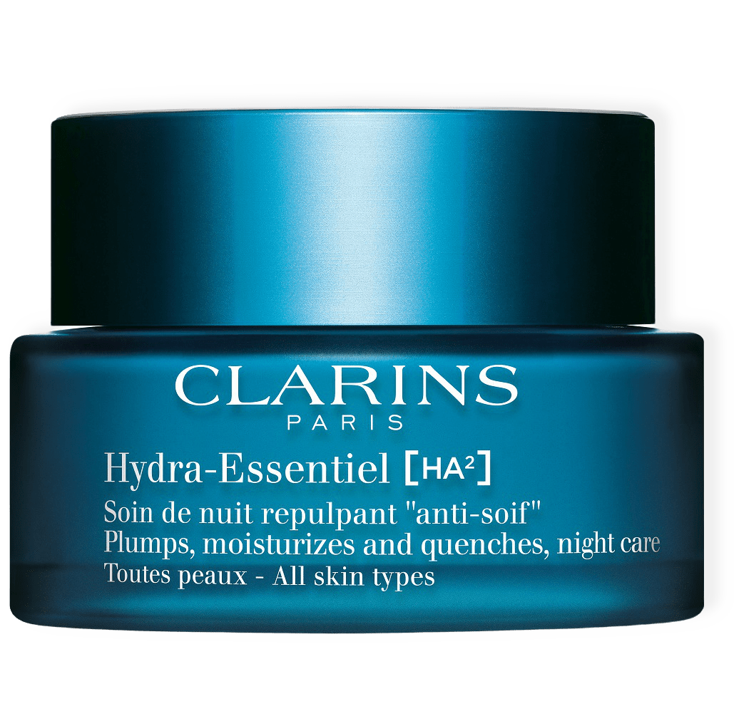 Clarins Hydra-Essentiel Plumps, moisturizes and quenches, night care - All skin types från Clarins