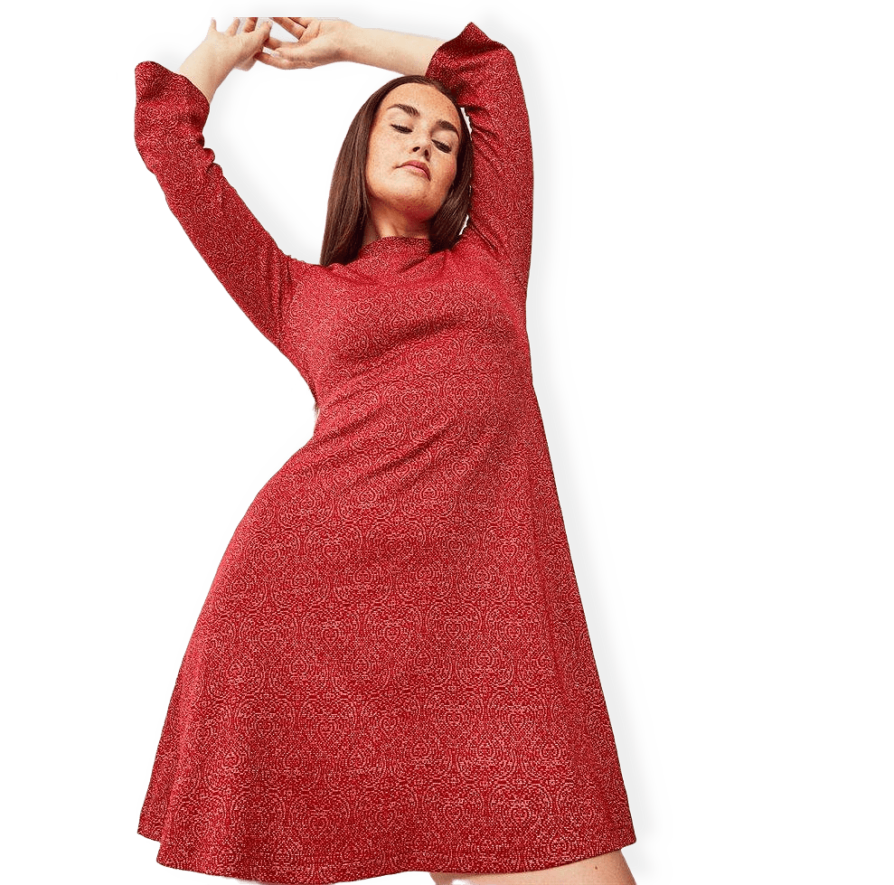 - Bertha Dress Red från Jumperfabriken