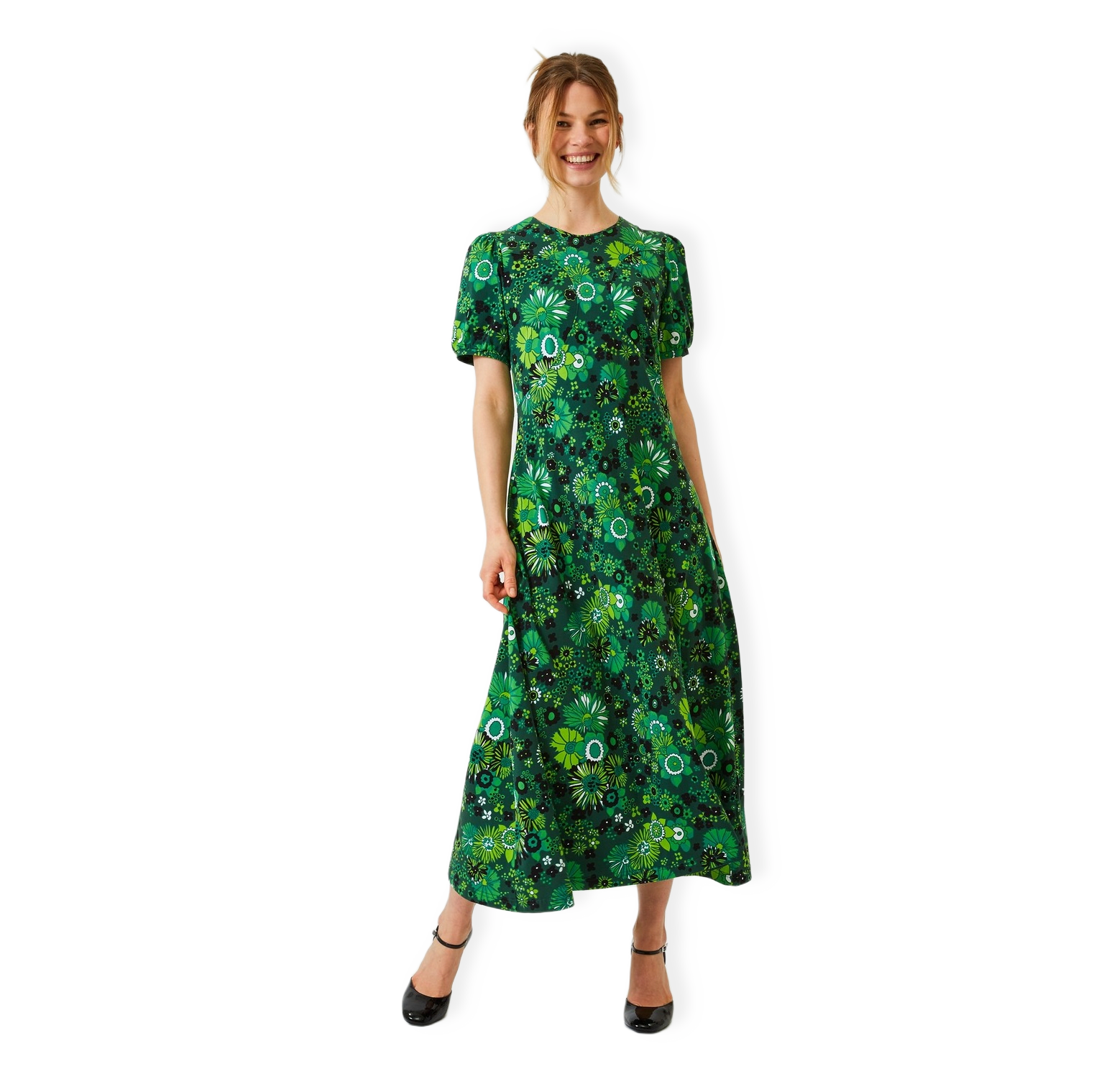 - Philomena Dress Green från Jumperfabriken