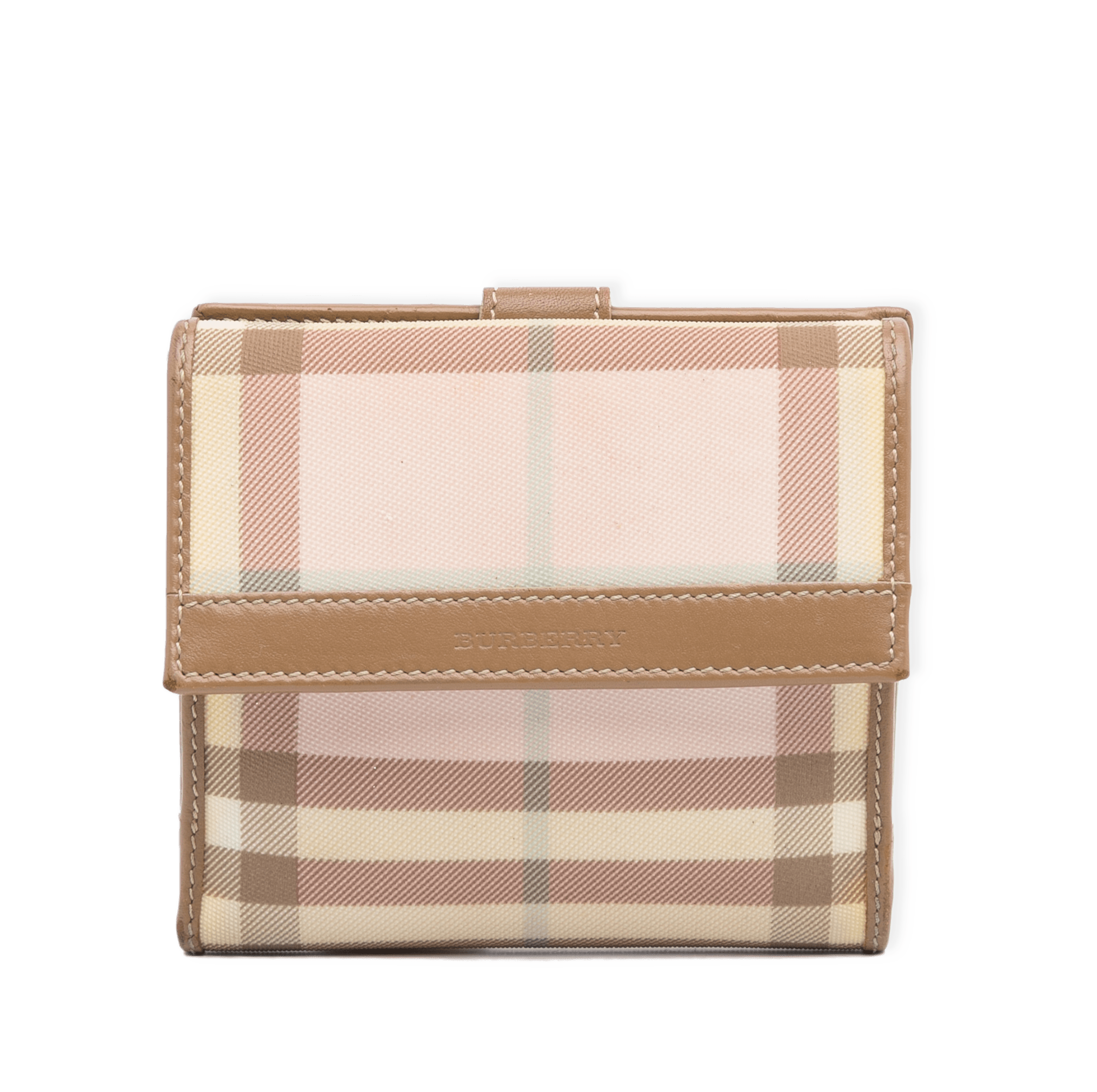 Burberry Candy Check Small Wallet från Luxclusif