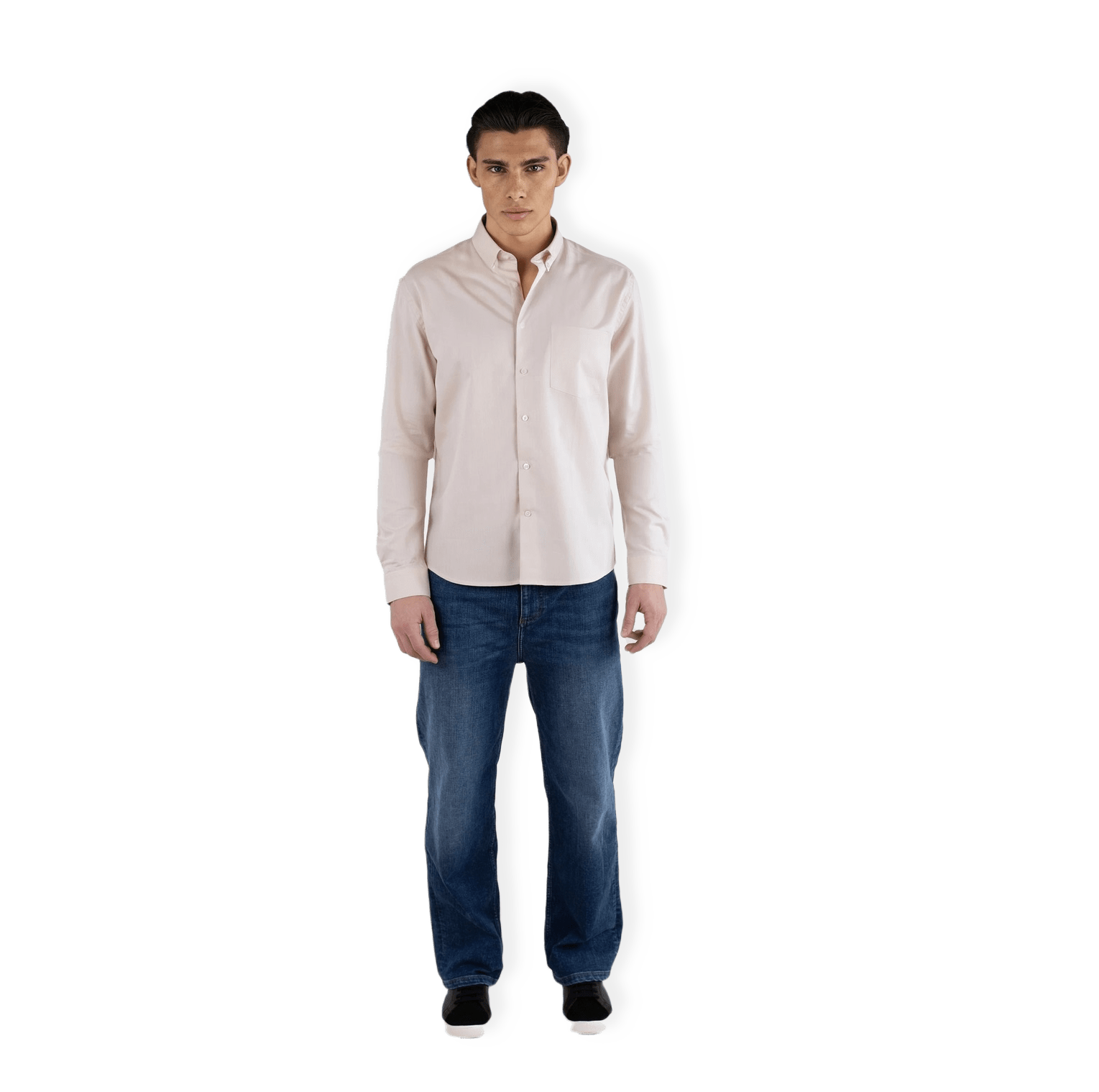 Mika Straight Fit Shirt - Beige från Ciszere