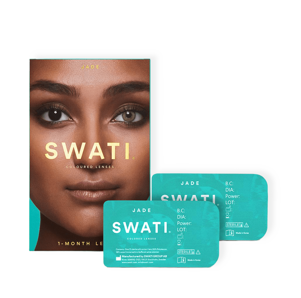 Coloured Lenses 1 Month Jade från SWATI Cosmetics