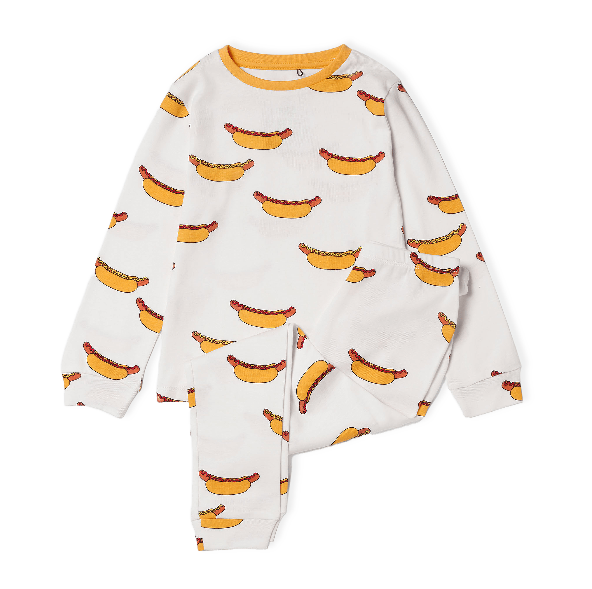 Pyjamasset med tryck POW från Åhléns