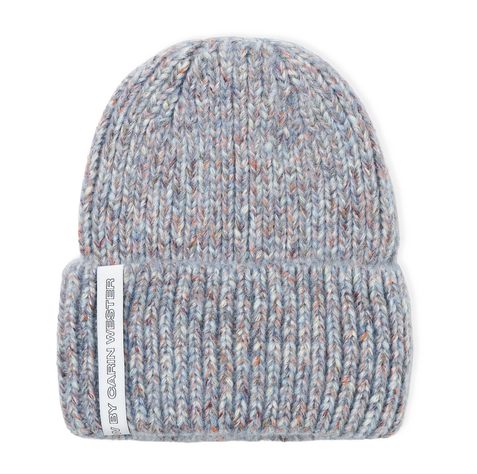 Ribbad beanie i ullmix från CW by Carin Wester