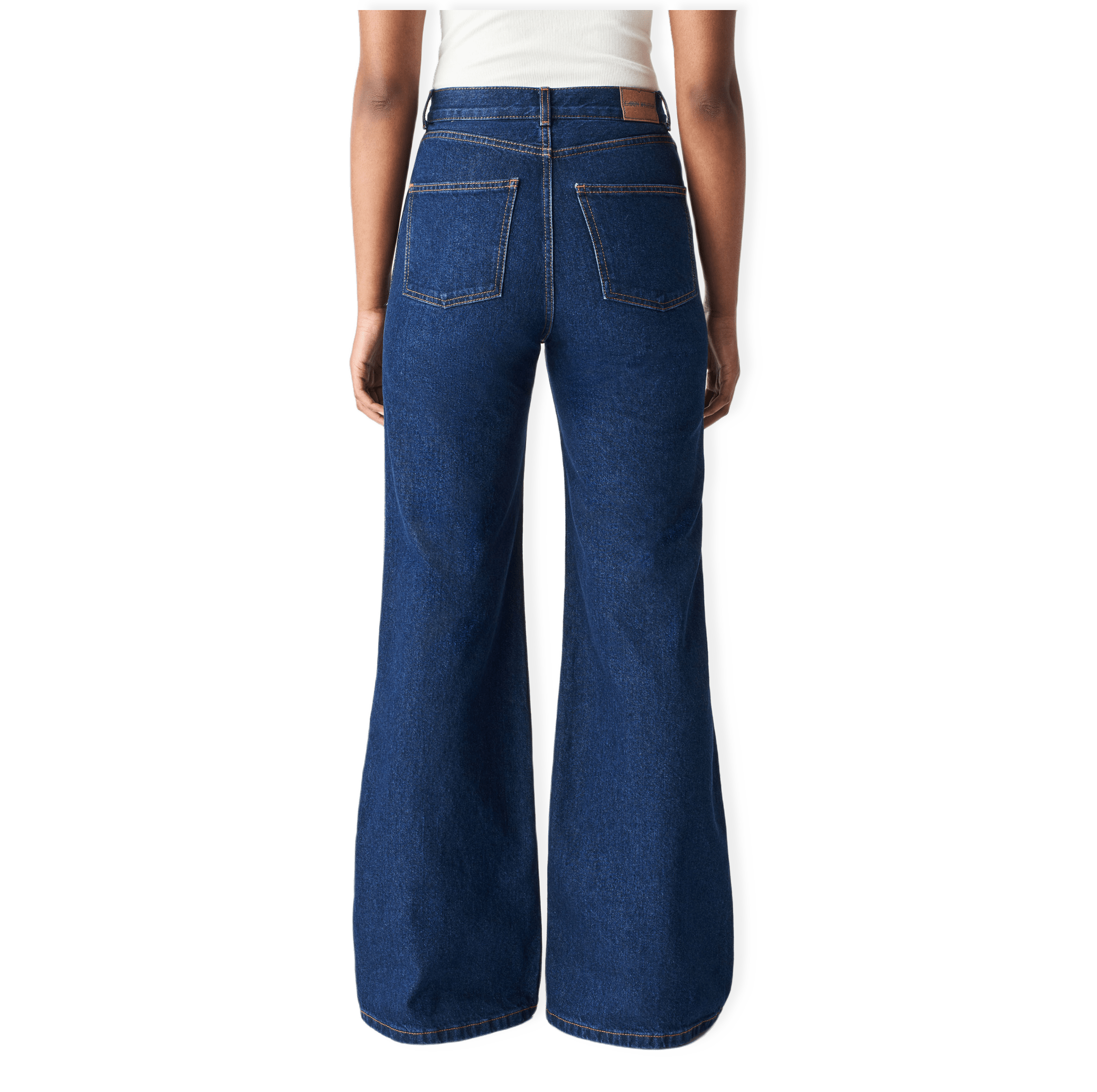 Utsvängda jeans med hög midja SACRAMENTO från CW by Carin Wester