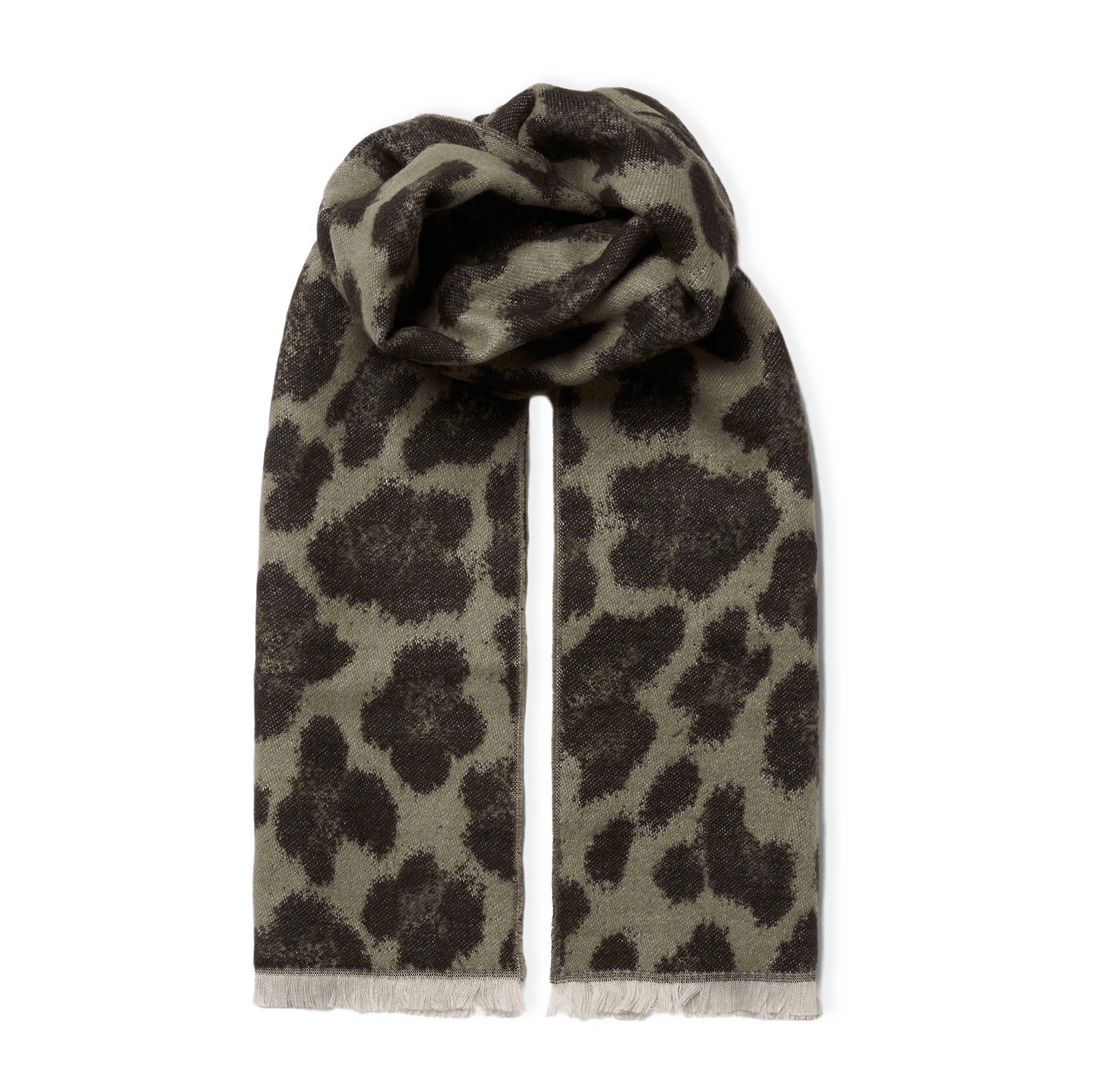 Leopardmönstrad scarf IDA från Åhléns