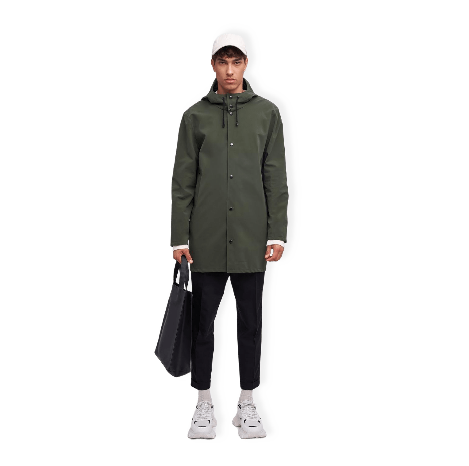 Stockholm Lightweight Suede Dark Green från Stutterheim