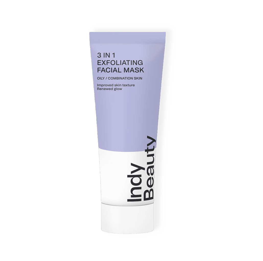3 In 1 Exfoliating Facial Mask från Indy Beauty