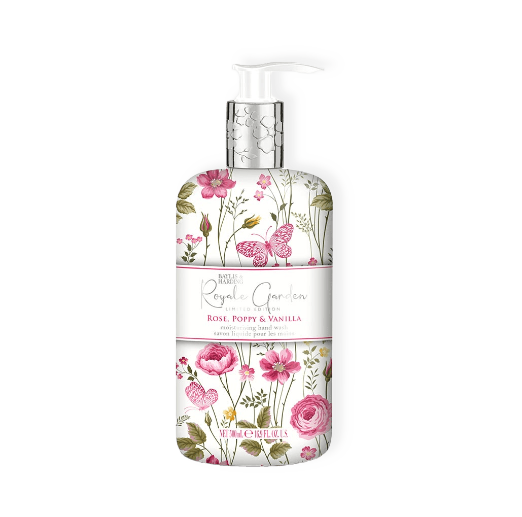Rose, Poppy & Vanilla Hand Soap från Baylis & Harding