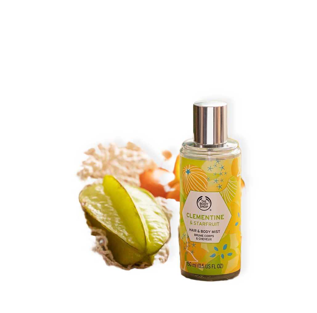 Clementine & Starfruit Hair & Body Mist från The Body Shop