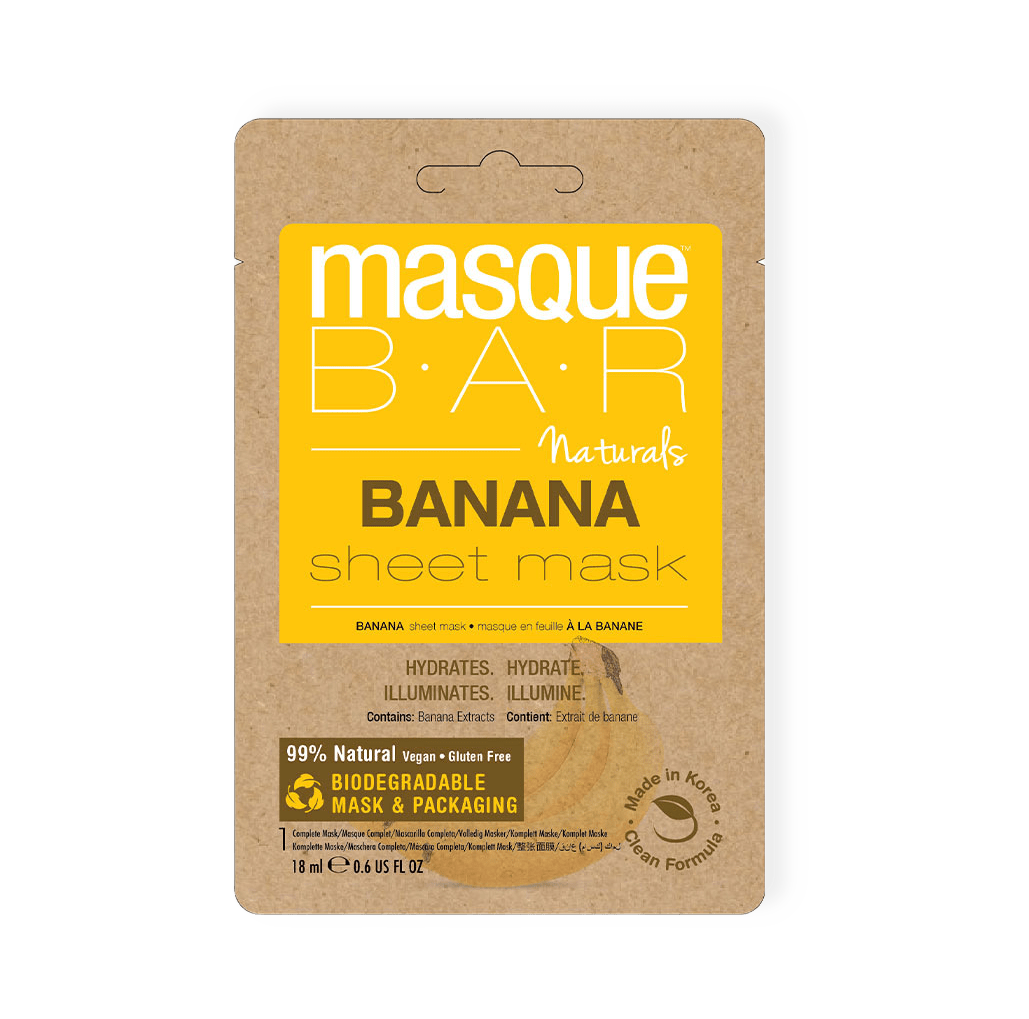 Naturals Banana Sheet Mask från masque B.A.R