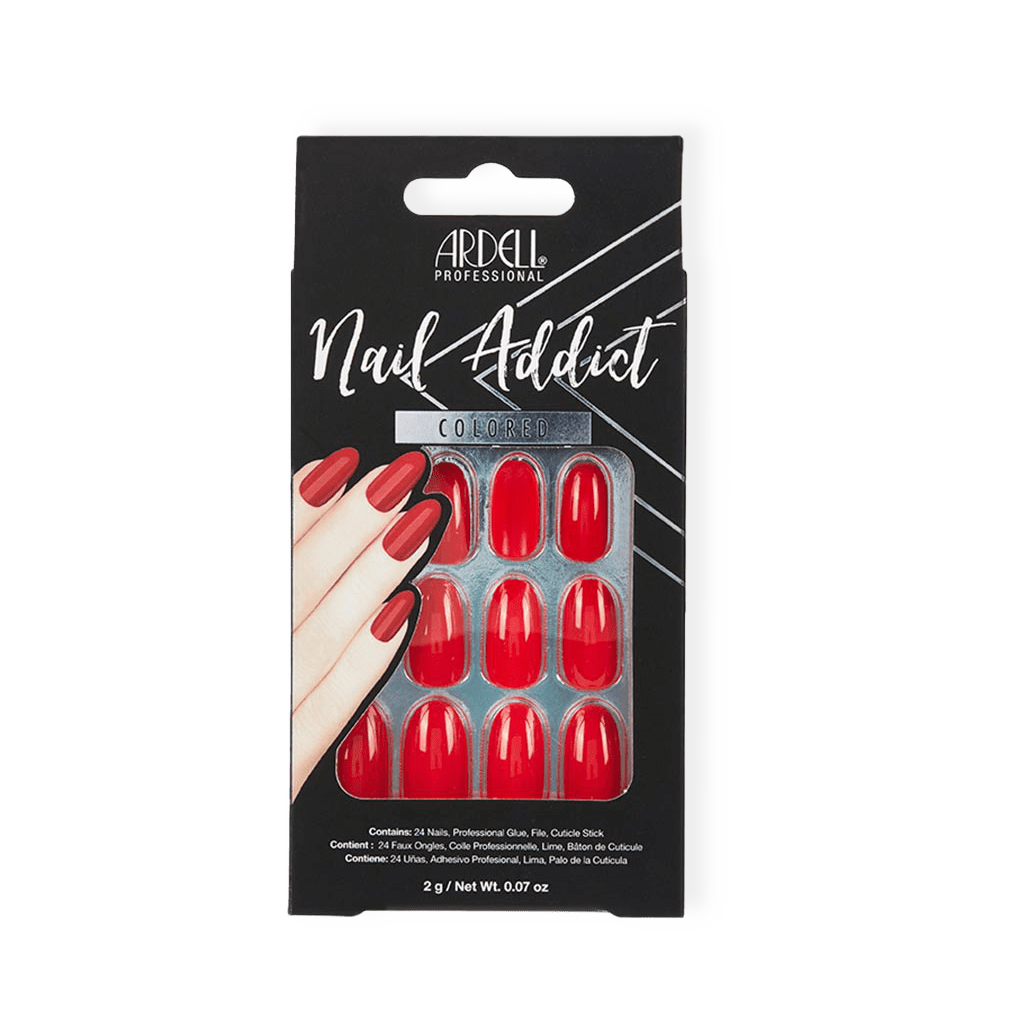 Nail Addict Colored Cherry Red från Ardell