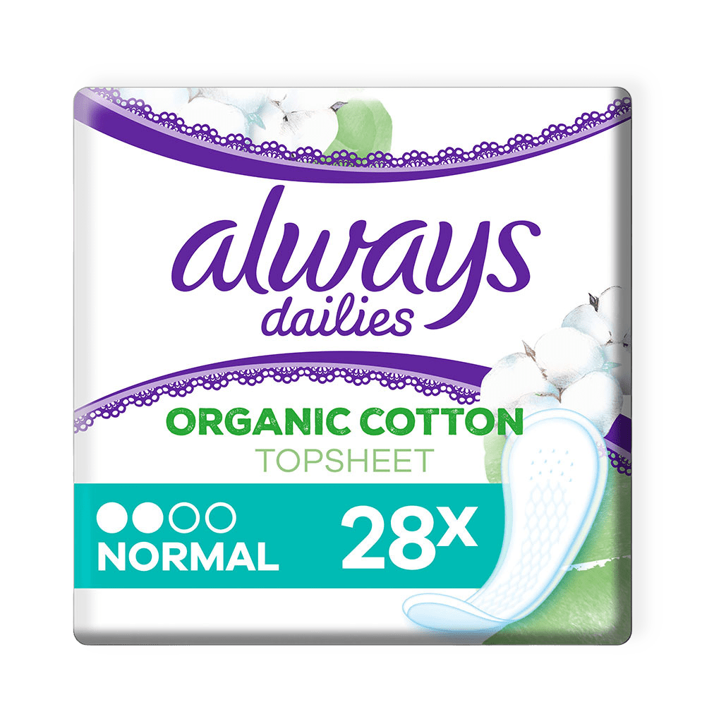 Dailies Cotton Protection Trosskydd Normal från Always
