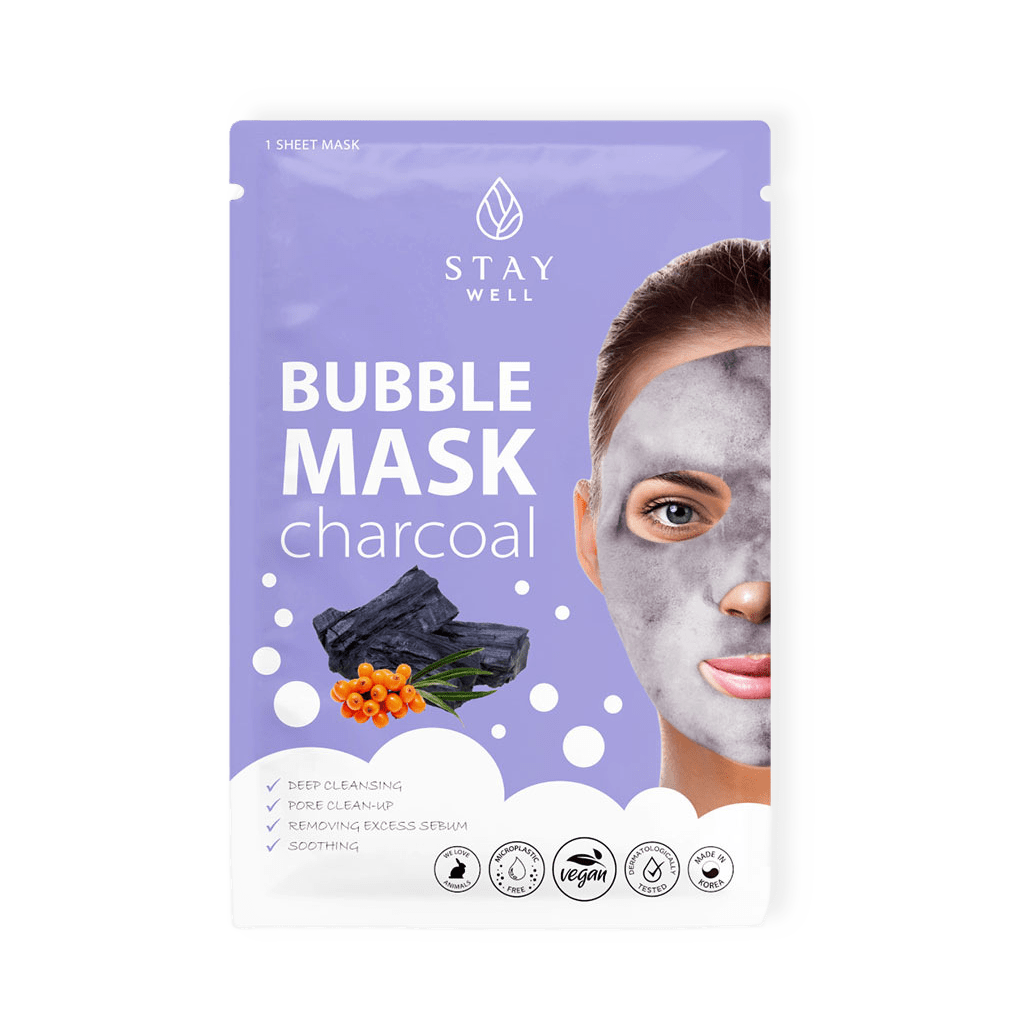 Deep Cleansing Bubble Mask CHARCOAL från Stay Well