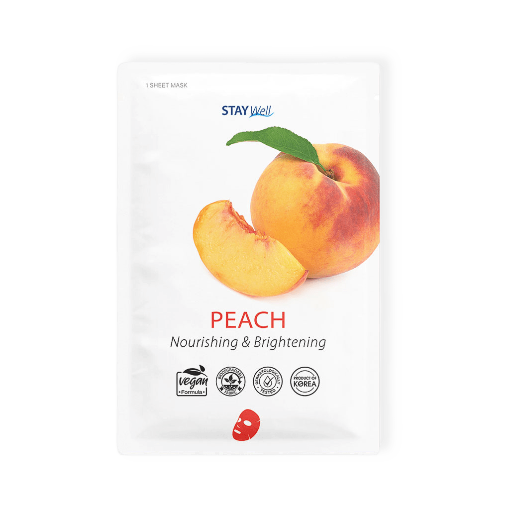 Peach Sheet Mask från Stay Well